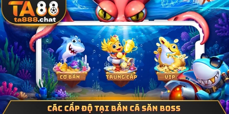 Các cấp độ tại bắn cá săn boss
