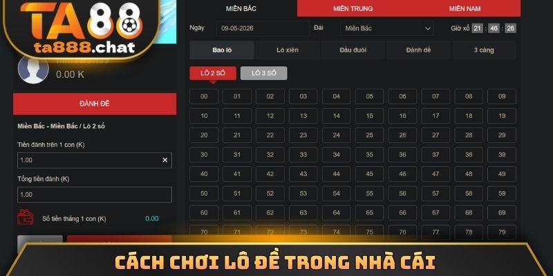 Cách chơi lô đề trong nhà cái