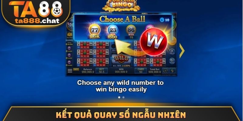 Kết quả quay số ngẫu nhiên